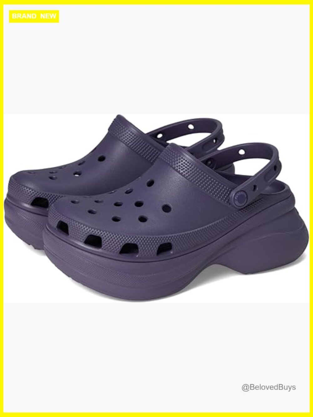 Platform Mules with Adjustable Backstrap, Lightweight & Comfortable